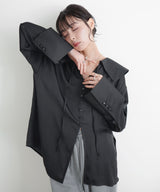 ビッグカラーシアースキッパーブラウス