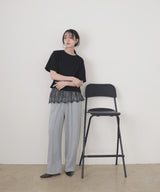 【UVカット＆接触冷感】レースレイヤードTシャツ
