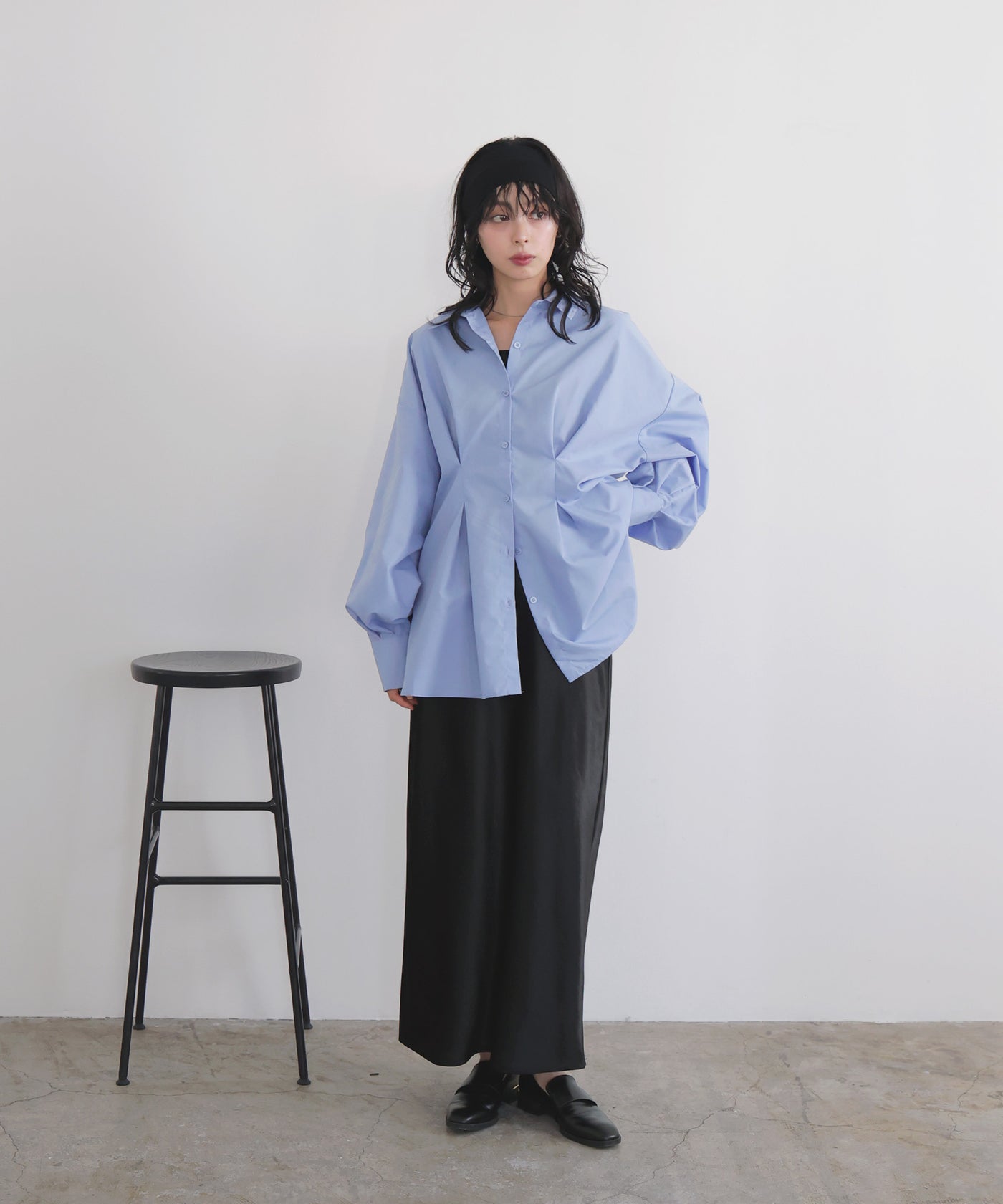 サテンナロースカート – LIAN