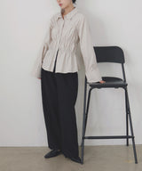 【1月下旬予約商品】ツータックワイドパンツ