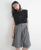 【新色追加 UVカット＆接触冷感】ショルダータックトップス