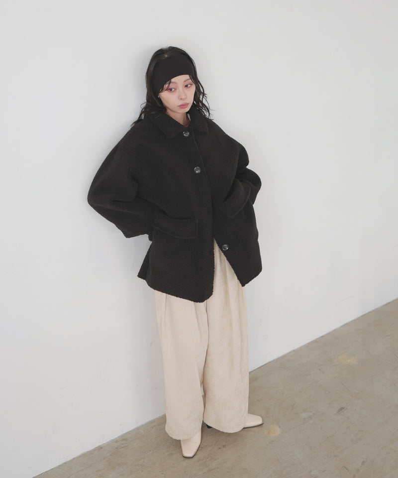 ボアムートンステンカラーコート