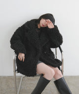 プードルファーテーラードコート