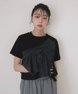 アシメビスチェドッキングトップス