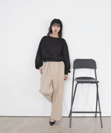 オフショルスウェットプルオーバー