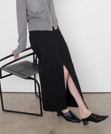 アシンメトリーラップチノスカート