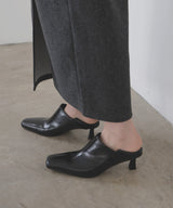 【12月上旬予約商品】2wayスクエアトゥパンプス