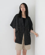 サマーツイードハーフジャケット