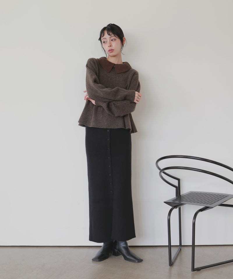 【10月上旬予約商品】2WAYマルチニットスカートビスチェ