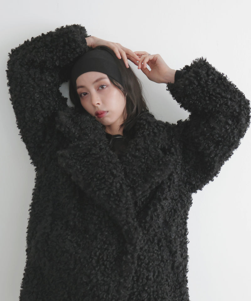 プードルファーテーラードコート