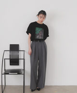 フラワーフォトロゴTシャツ