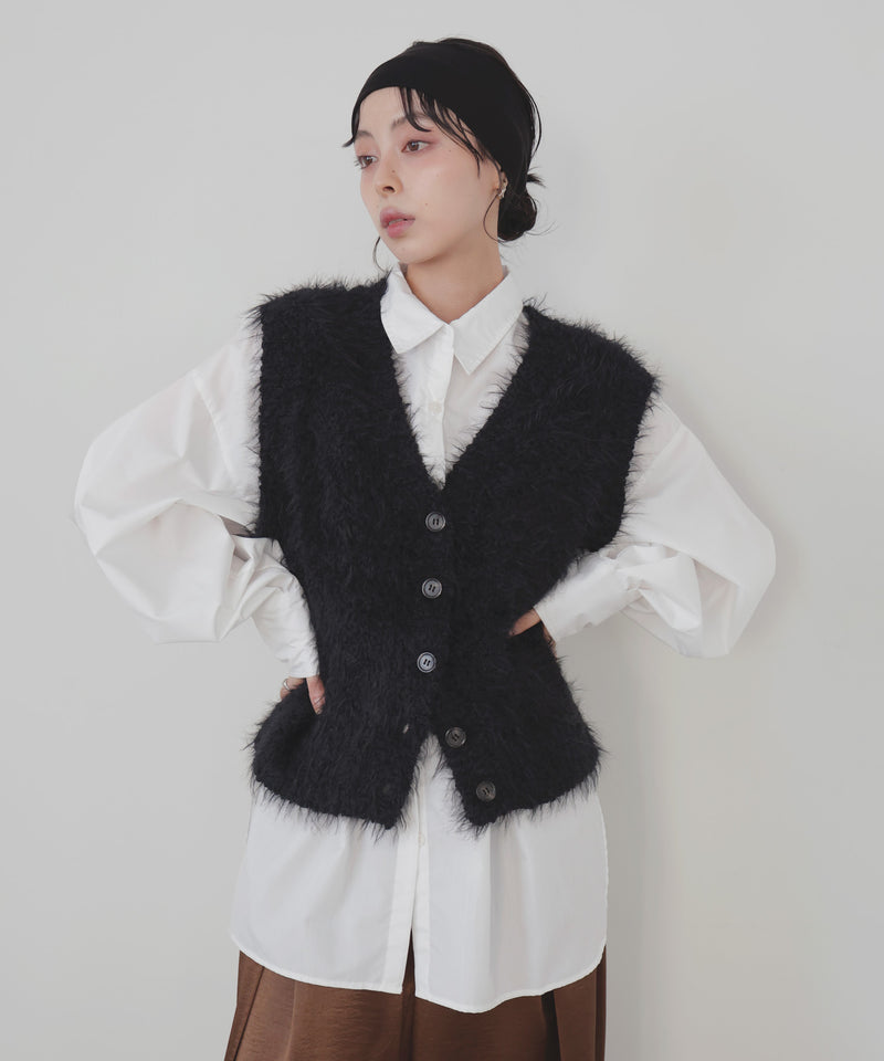 【8月下旬予約商品】フェザーＶネックニット