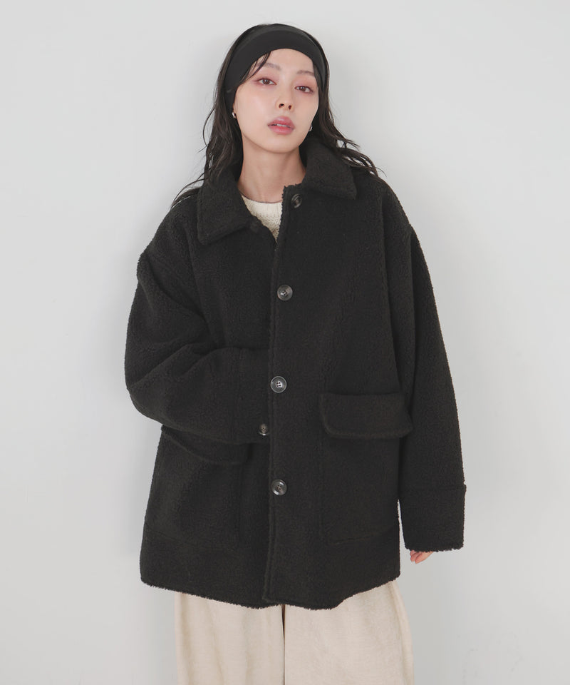 ボアムートンステンカラーコート