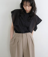 スクエアスリーブブラウス