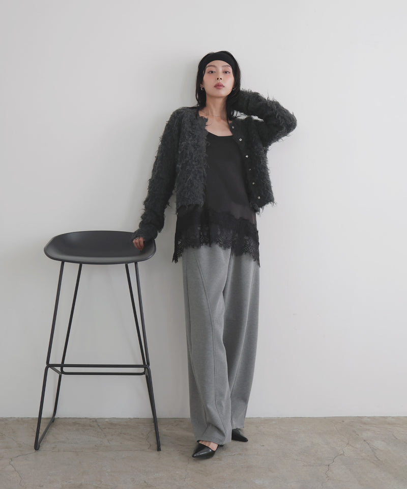 レースサテンキャミ