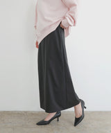 ウォッシャブルフェイクレザーナロースカート