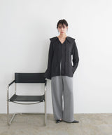 ビッグカラーシアースキッパーブラウス