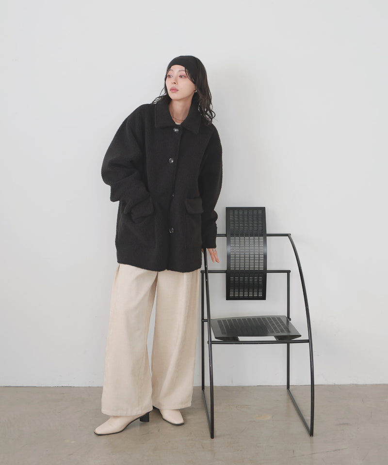 ボアムートンステンカラーコート