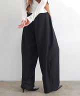 サイドタックワイドスラックス