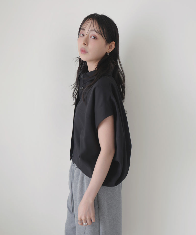 セットアップ対応】フレンチスリーブボックスシャツ – LIAN