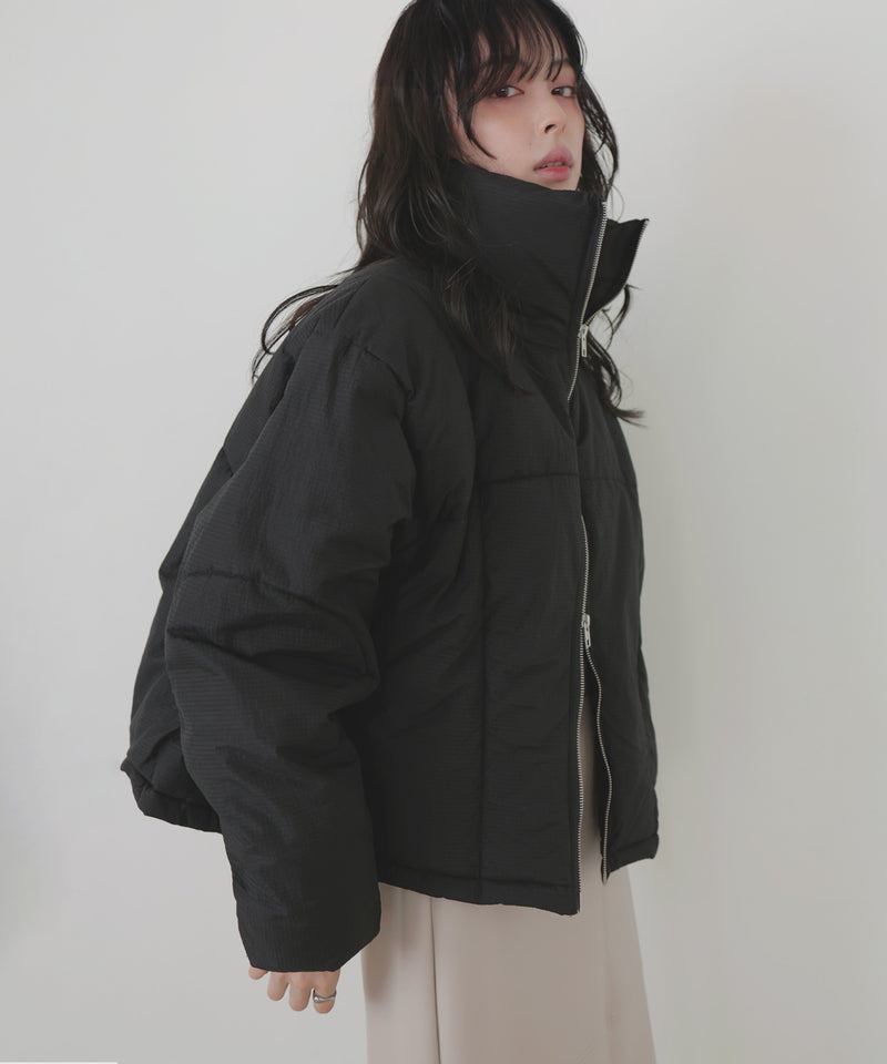 \ 8月22日発売 /【10月下旬予約商品】チェックファイバーショートダウン