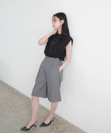 【新色追加 UVカット＆接触冷感】ショルダータックトップス