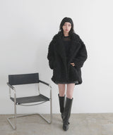 プードルファーテーラードコート