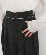 サマーツイードタックパンツ