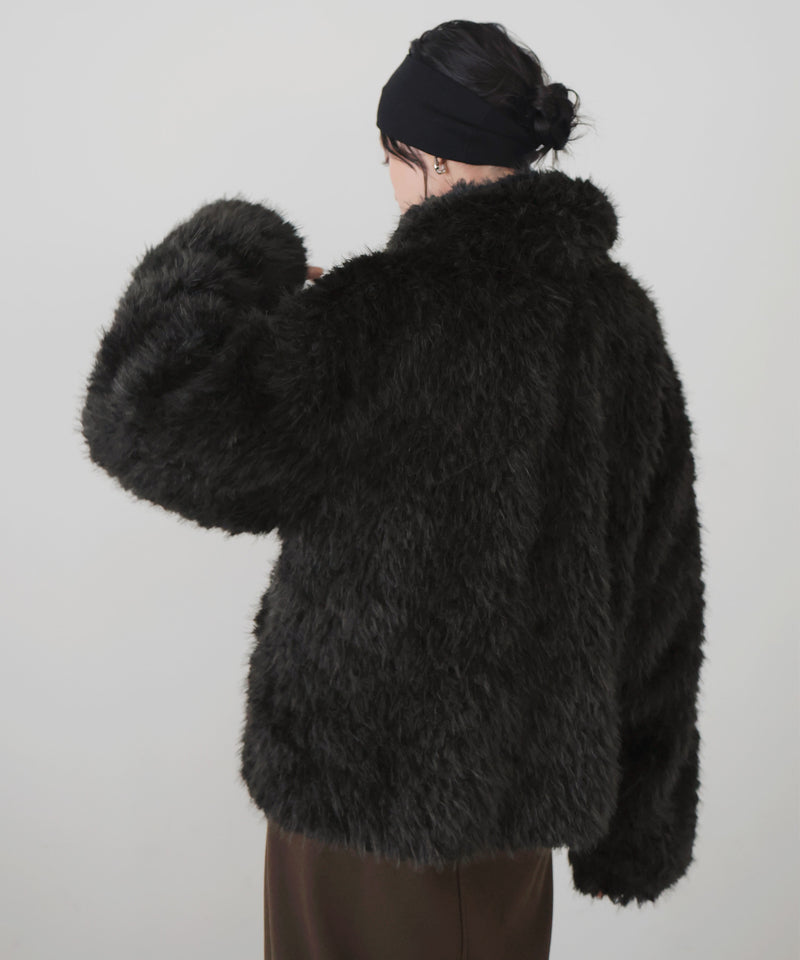 フェイクファースタンドブルゾン