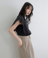 スクエアスリーブブラウス