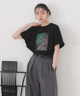フラワーフォトロゴTシャツ