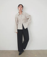 【1月下旬予約商品】ツータックワイドパンツ