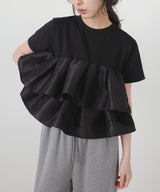 【一部予約商品】シャイニーフリルTシャツ