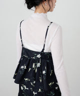 フラワープリントキャミビスチェ