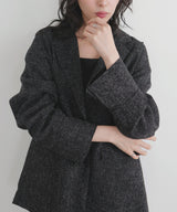 サマーツイードテーラードジャケット