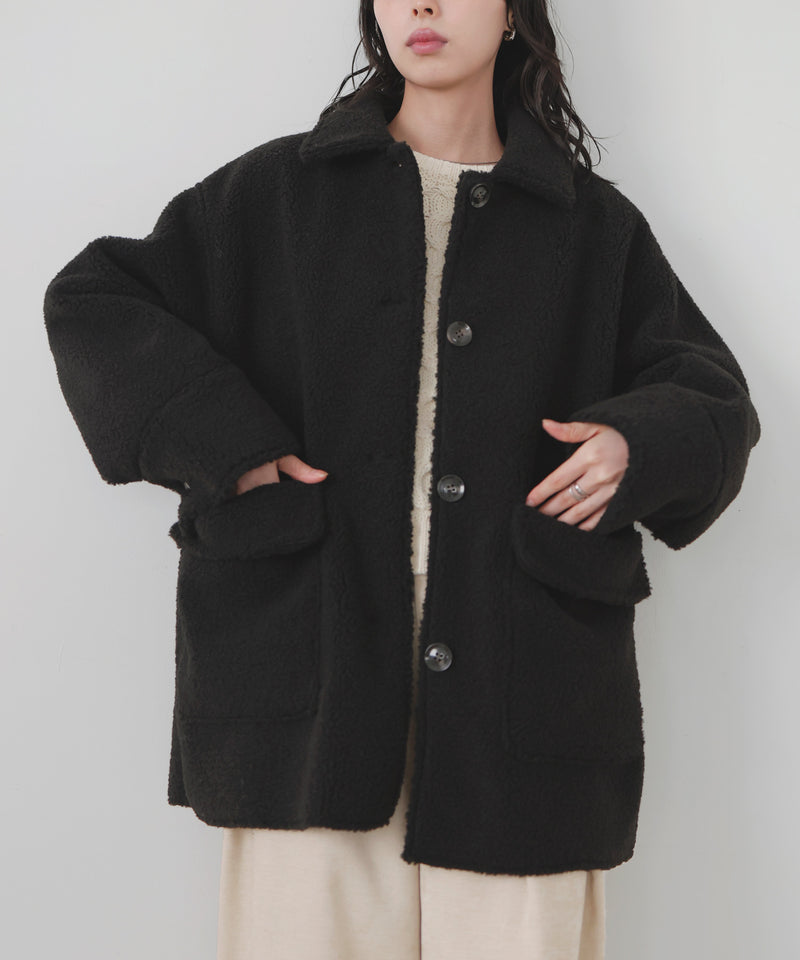 ボアムートンステンカラーコート