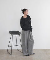 ストールセットクルーネックカーディガン