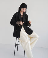 【1月下旬予約商品】レイヤードデザインテーラードジャケット