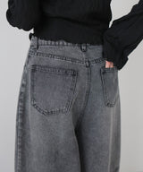 コクーンデニムパンツ