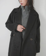 シャギーダブルロングコート