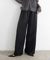 サテンイージーパンツ