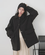 8/7発売【10月中旬予約商品】ボアムートンステンカラーコート