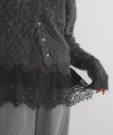 レースサテンキャミ