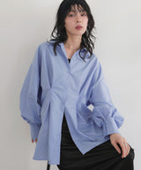 ウエストタックカラーシャツ