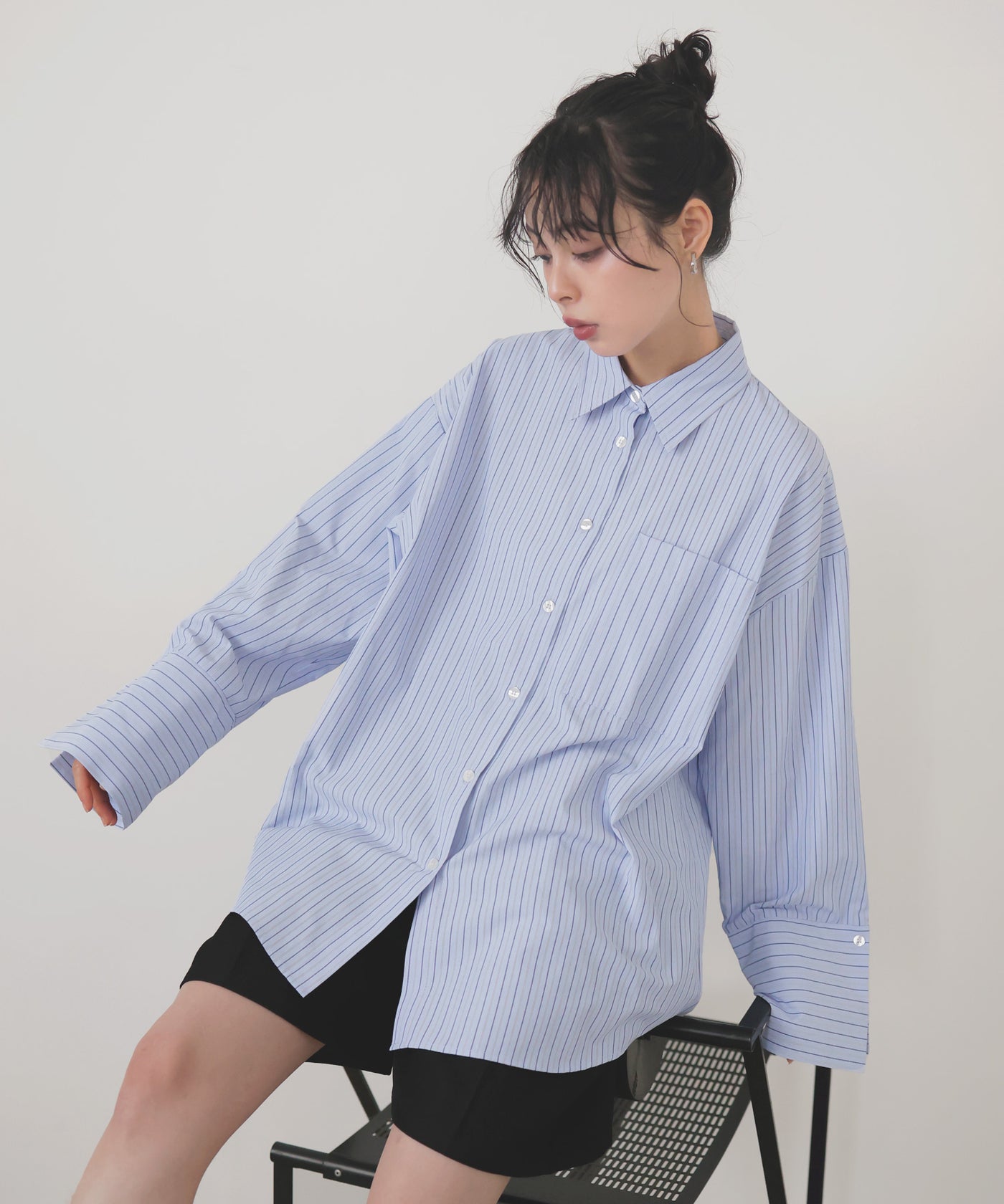ストライプポケットオーバーシャツ – LIAN