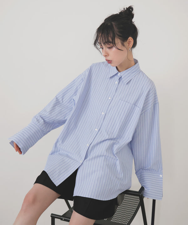 レリアン KS-0502005 Tシャツ 11 ホワイト/ブルー カットソー ストライプ ITHNI7CHQCYW コットンTシャツ|レリアン | レリアン公式オンラインストア