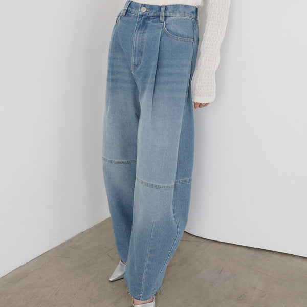 デニム 新品　ジーンズ デニムパンツ shy2215_01b.jpg セミコクーンパンツ 別珍ストレッチデニム パンツ