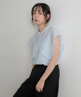 スクエアスリーブブラウス