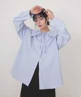 ビックカラーストライプシャツ