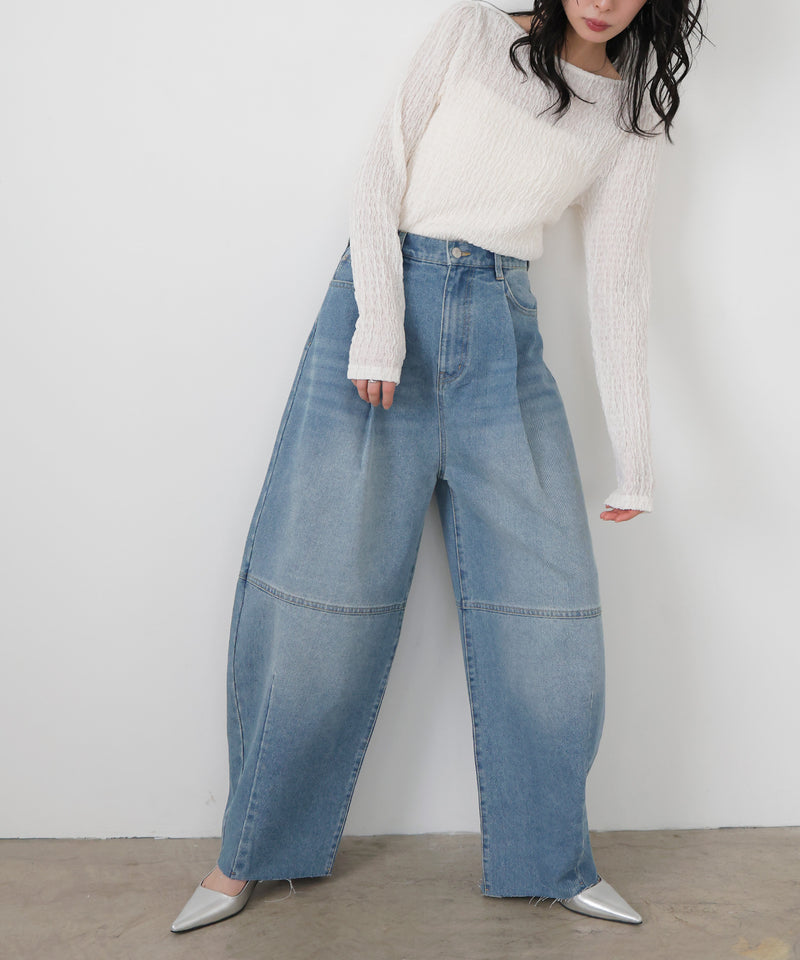 コクーンデニムパンツ – LIAN